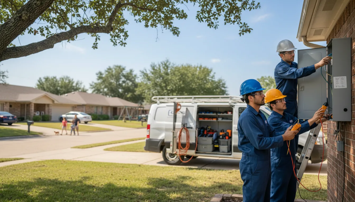 Certified electrician providing emergency electrical services in Alamo, IN